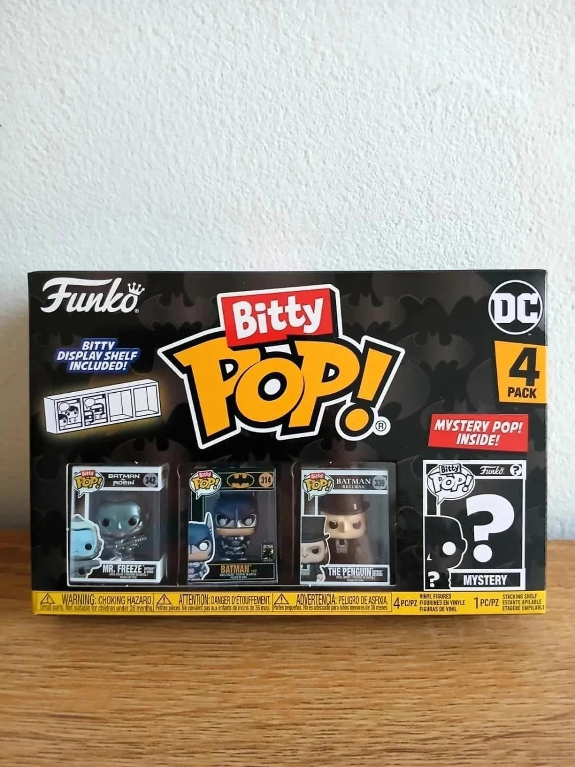 Pack 4 figurines Bitty POP! Batman 85th Funko